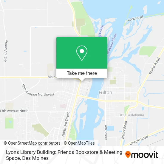 Lyons Library Building: Friends Bookstore & Meeting Space map