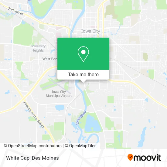 White Cap map