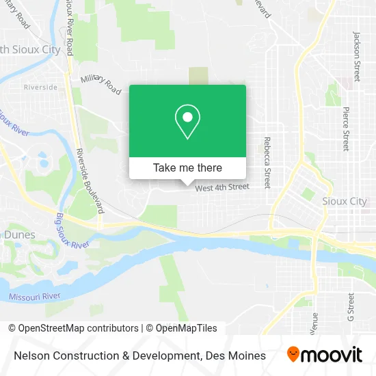 Nelson Construction & Development map