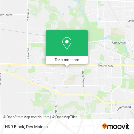H&R Block map