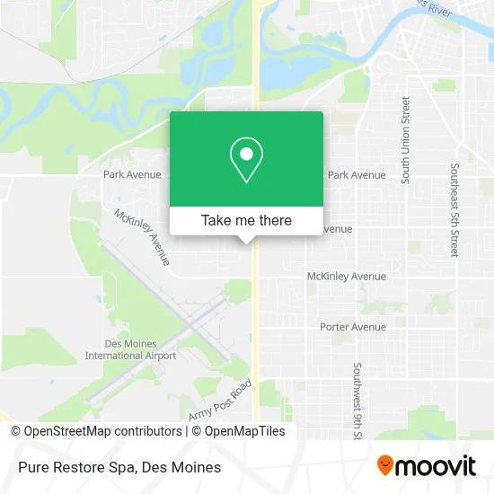 Pure Restore Spa map