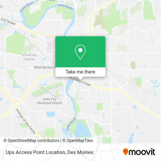 Ups Access Point Location map