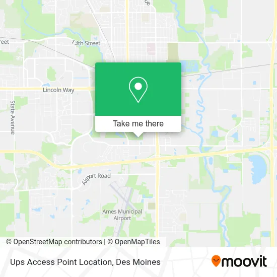 Ups Access Point Location map