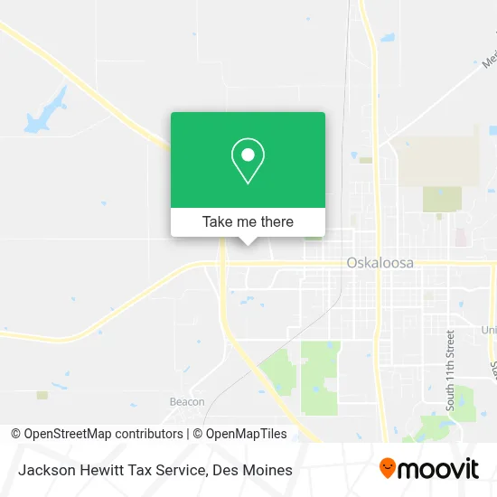 Jackson Hewitt Tax Service map