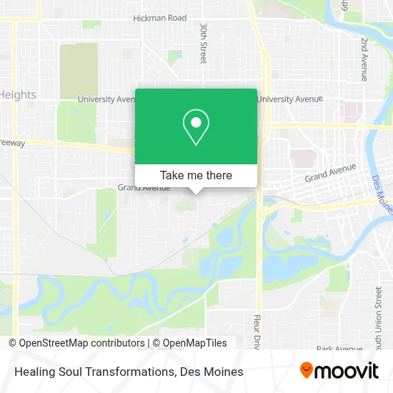 Healing Soul Transformations map