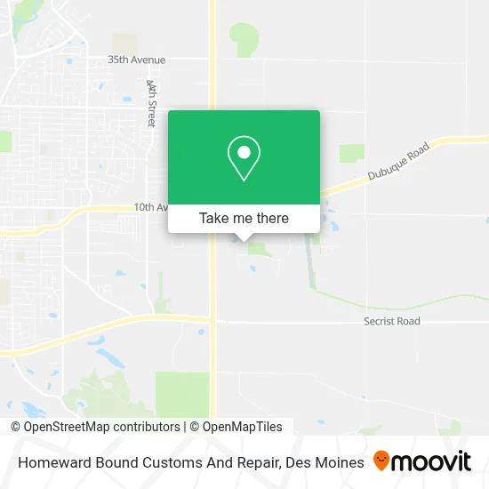 Homeward Bound Customs And Repair map