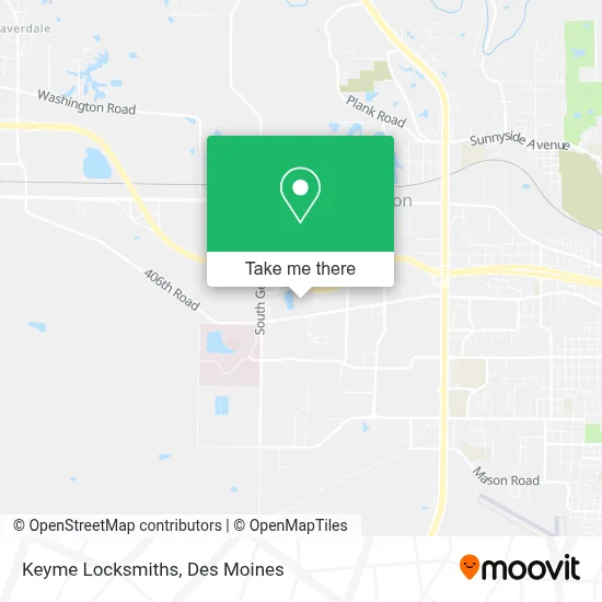 Keyme Locksmiths map