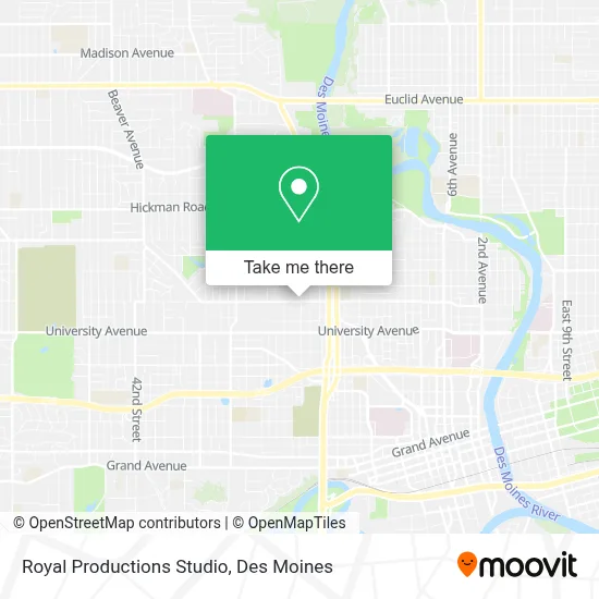 Royal Productions Studio map