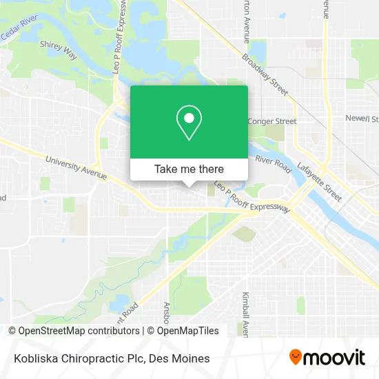 Kobliska Chiropractic Plc map