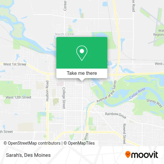 Sarah's map