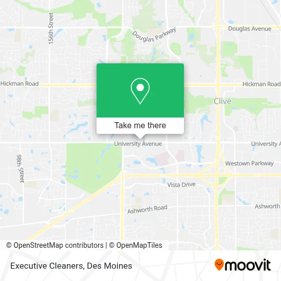 Executive Cleaners map