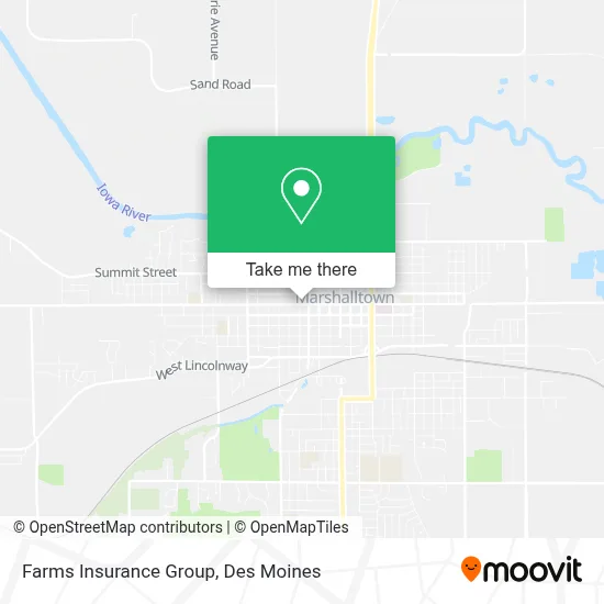 Farms Insurance Group map