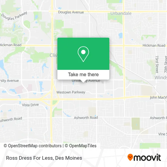 Ross Dress For Less map