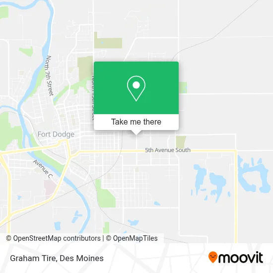 Graham Tire map