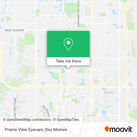 Prairie View Eyecare map
