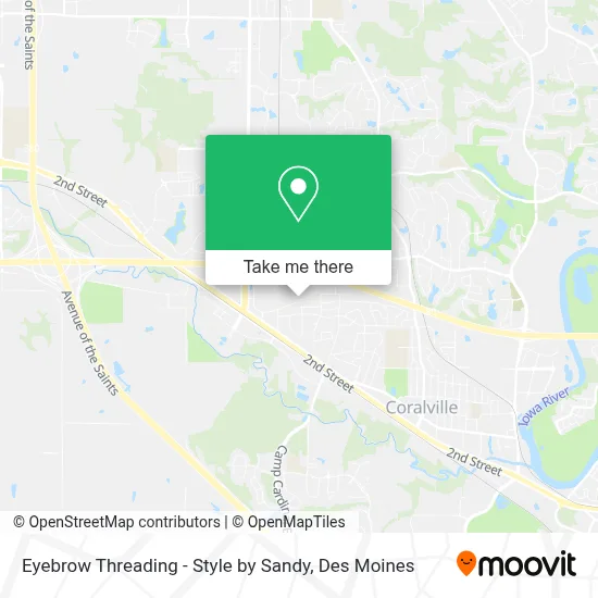 Eyebrow Threading - Style by Sandy map