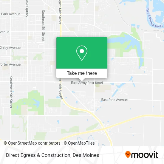 Direct Egress & Construction map