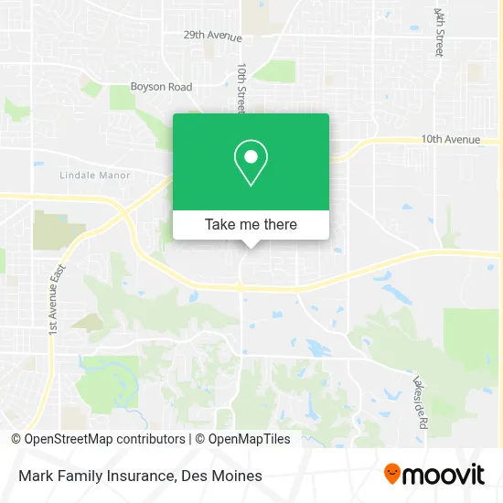 Mark Family Insurance map