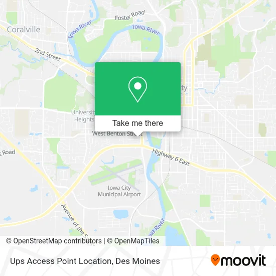 Ups Access Point Location map