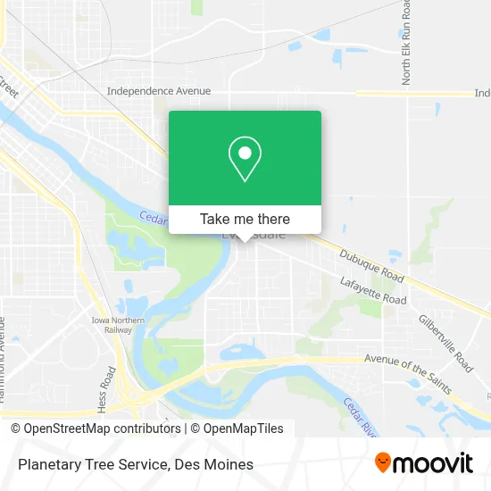 Planetary Tree Service map