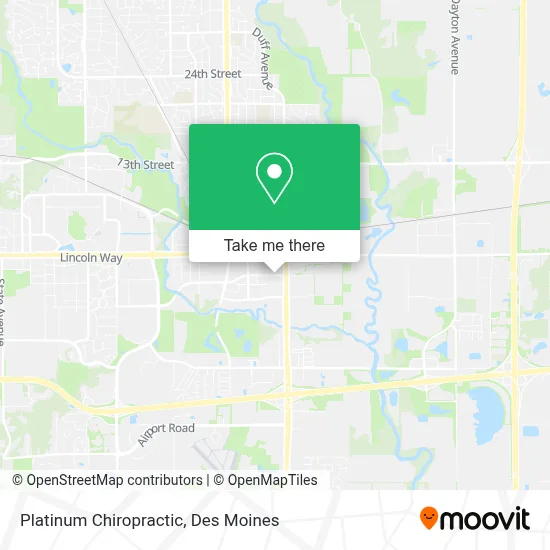 Platinum Chiropractic map