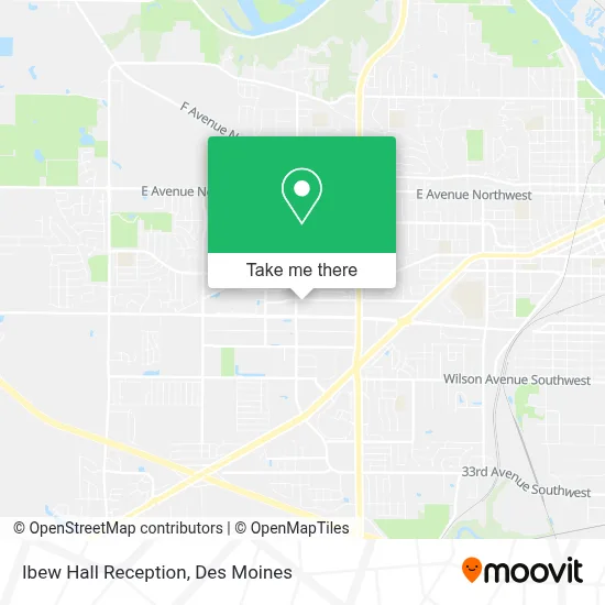 Ibew Hall Reception map