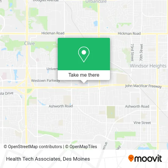 Health Tech Associates map