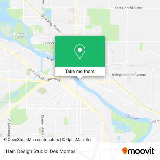 Hair. Design Studio map