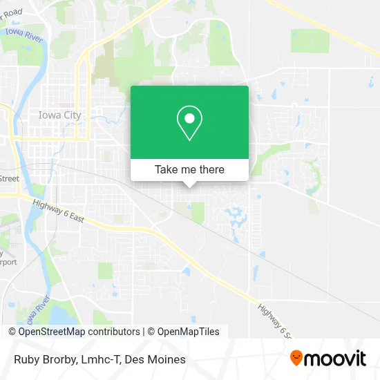 Ruby Brorby, Lmhc-T map