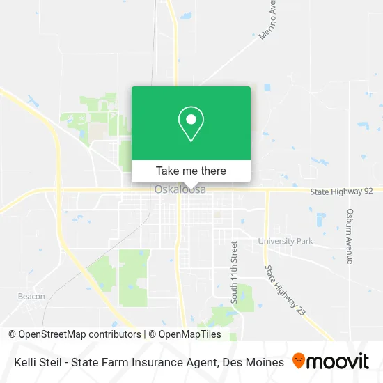 Kelli Steil - State Farm Insurance Agent map
