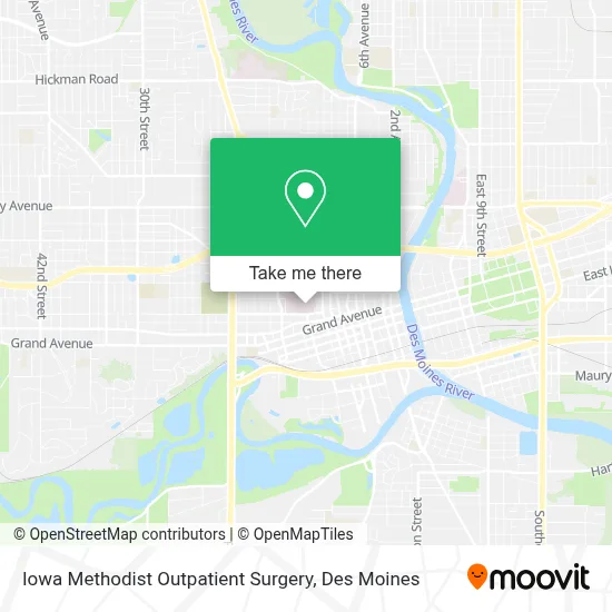 Iowa Methodist Outpatient Surgery map