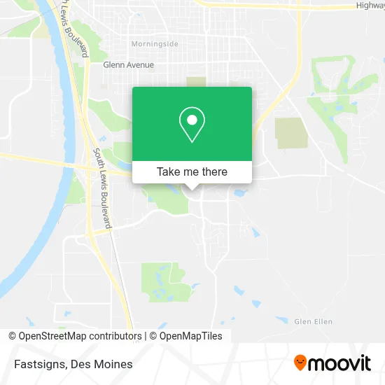 Fastsigns map