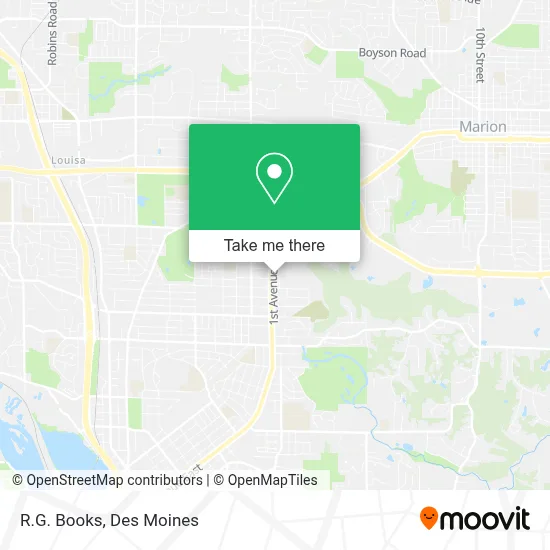 R.G. Books map