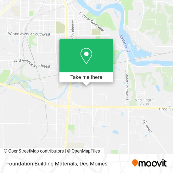 Foundation Building Materials map