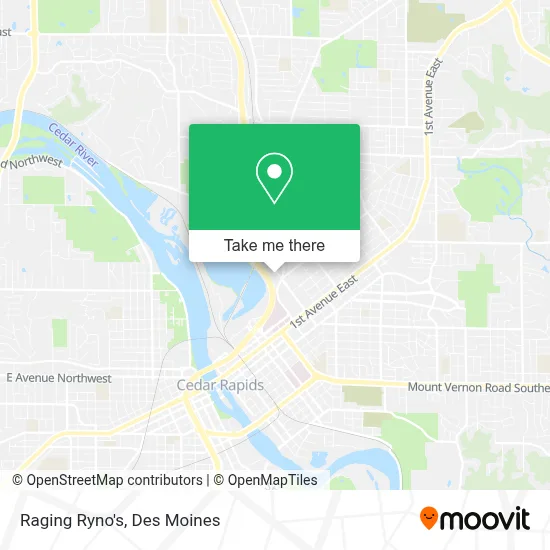 Raging Ryno's map