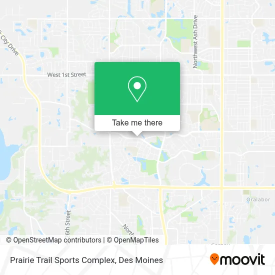 Prairie Trail Sports Complex map