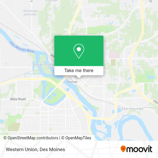 Western Union map