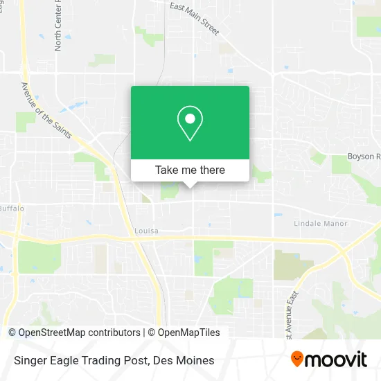 Singer Eagle Trading Post map