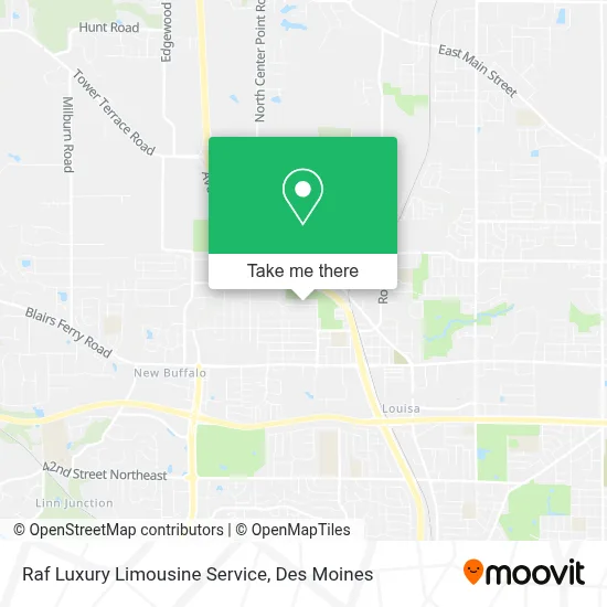 Raf Luxury Limousine Service map