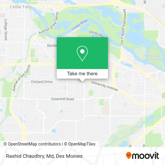 Rashid Chaudhry, Md map