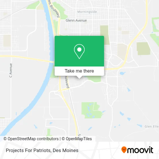 Projects For Patriots map