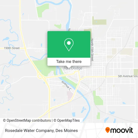 Rosedale Water Company map