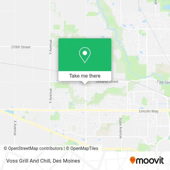 Voss Grill And Chill map