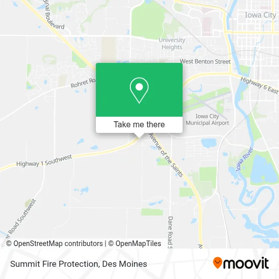 Summit Fire Protection map