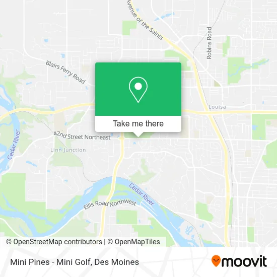 Mini Pines - Mini Golf map