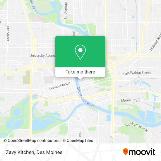 Zavy Kitchen map