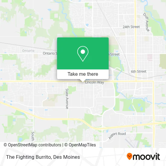 The Fighting Burrito map