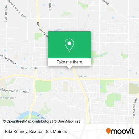 Rita Kenney, Realtor map