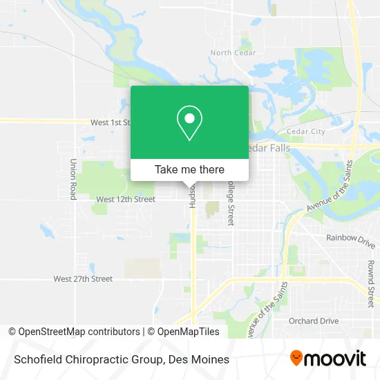 Schofield Chiropractic Group map