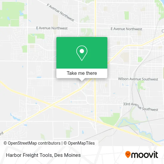 Harbor Freight Tools map